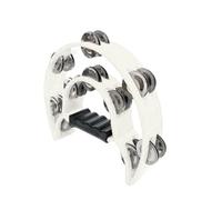 AKTOUR Arrampicata per bambini dai 2 ai 5 anni, strumenti musicali a doppia mano in metallo, a percussione con impugnatura ergonomica, tamburelli per adulti Tamburello in metallo per musica portatile