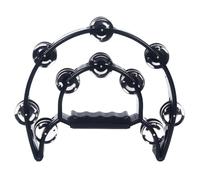 AKTOUR Arrampicata per bambini dai 2 ai 5 anni, strumenti musicali a doppia mano in metallo, a percussione con impugnatura ergonomica, tamburelli per adulti Tamburello in metallo per musica portatile