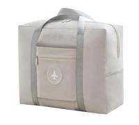 AKTOUR Borsa da viaggio pieghevole da donna, espandibile, approvata per il volo, piccola borsa da palestra con cerniera, dimensioni sotto il letto (cachi, taglia unica)