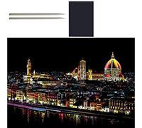 AKTOUR Bottiglia Flipping Shirt Card Scratch Color Art Pictures Adult Scratch Education Toddler Alphabet Learning (come mostrato, taglia unica)