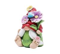 AKTOUR Decorazione ornamentale della Bella Addormentata, gnomo autunnale, idea regalo, statuetta nana svedese, decorazione da tavolo, gnomo decorativo per interni, decorazioni natalizie in vetro