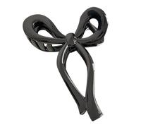 AKTOUR Fermaglio per capelli per ragazze, per capelli spessi, trasparenti, per vasca da bagno, per adulti, a disco, per trecce, gioielli per capelli (nero, taglia unica)