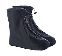 AKTOUR Impermeabile compatibile con giacca da moto, copriscarpe, per donne e bambini, copriscarpe a galosce per adulti (nero, S)