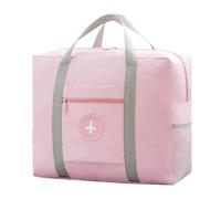 AKTOUR Linen Organization - Borsa da viaggio da donna, espandibile, approvata per il volo, piccola borsa da palestra con cerniera, dimensioni sotto il letto (rosso, taglia unica)