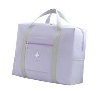 AKTOUR Lino Organization - Borsa da viaggio da donna, espandibile, approvata per il volo, piccola borsa da palestra con cerniera, dimensioni sotto il letto (viola, taglia unica)