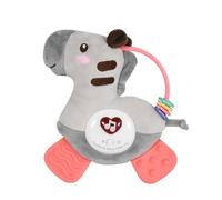 AKTOUR Mimic Giocattolo Copycat per la dentizione del Bambino Giocattoli per Bambini 0 6 Mesi con massaggiagengive Carrozzina per Bambini Giocattoli e Giocattoli per Lettino con Gancio (Grey, One Siz