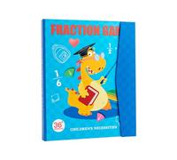 AKTOUR Montessori Libro Frazione Puzzle Per Bambini Frazione Puzzle Educativo Frazioni Manipolative Educativo Per La Scuola Elementare Frazione Arcobaleno (Blu, Taglia Unica)