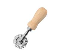 AKTOUR Nuovi articoli per la casa Taglierina per pizza in acciaio inox, rotella per pizza con manico in legno, spatola per pizza da parete (B, taglia unica)