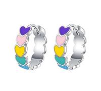 AKTOUR Orecchini Bambina Anallergici Cerchio adolescenti Orecchini alla con borchie piercing Gioielli in Oro Offerta (Camouflage, One Size)