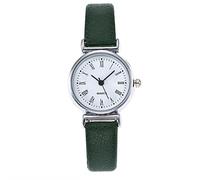 AKTOUR Orologio Da Orologio arabe di cuoio guardano l'orologio delle donne di piccola moda del quarzo Orologio Da Orologio (Green, One Size)