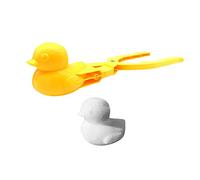 AKTOUR Pale per Neve Resistenti Snow Tool Snow Cute Snowman Sand Snow Palla Neve New (Yellow, One Size)