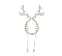 AKTOUR Pettini per capelli da donna e fermagli per capelli, accessori natalizi per capelli, gioielli, decorazioni natalizie (confezione B, taglia unica)