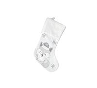 AKTOUR Sacchetto Porta Scarpe Tessuto Pinguino Pupazzo di neve Orso di volpe sacchetti regalo Ornamenti per di Natale Lettere Luminose Giganti (C, One Size)