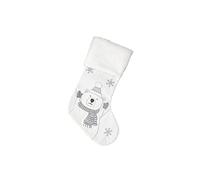 AKTOUR Sacchetto Porta Scarpe Tessuto Pinguino Pupazzo di neve Orso di volpe sacchetti regalo Ornamenti per di Natale Lettere Luminose Giganti (D, One Size)