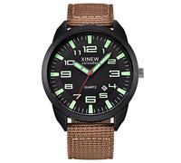 AKTOUR Tech Watches for Men Calendar Strap Semplice Nylon Luminoso Quadrante Orologio da uomo Gwg-1000, B1, misura unica