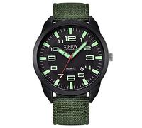 AKTOUR Tech Watches for Men Calendar Strap Semplice Nylon Luminoso Quadrante Orologio da uomo Gwg-1000, C1, misura unica