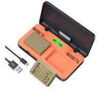 AKTTKA Batteria LP-E17 1500mAh (2 Pezzi) - Kit Ricarica Rapida 20W con LCD & Porta SD - con Canon EOS R100 R50 RP R10 R8, Rebel T8i T7i T6i T6s SL2 SL3 EOS M3 M5 M6 200D 77D 750D 760D 800D 8000D