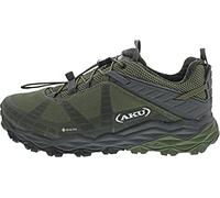 AKU Flyrock GTX, Scarpe da Trekking Basse Uomo (Green/Grey, Numeric_45)