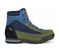 AKU Uomo Slope Original Gore-Tex Vibram Stivali da Trekking in Pelle Blu Navy 42