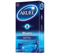 Akuel Blues Profilattico Sottile 8 Pezzi