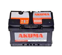 AKUMA 7903523 KOMFORT + Batteria Auto by FIAMM, Polo Positivo a Destra, L3B71, 12V, 71Ah, 680A