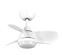 Ventilatore PIRDO LED bianco 24w DC con Fabrilamp 3 temperature