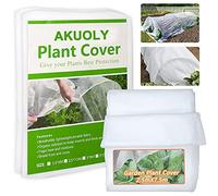 Akuoly Telo di Protezione per Piante in Inverno, 250cm x 750cm Tessuto Non Tessuto Copri Piante, Bianco