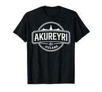 Akureyri Islanda City Travel North Adventure Maglietta