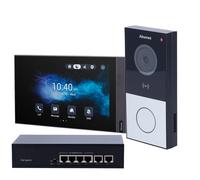 Kit videocitofono IP POE Akuvox KIT03-IP per unifamiliare con monitor interno