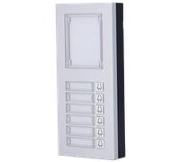 AKUVOX AK-MD6 Modulo di estensione - 6 pulsanti e pannello informativo - Compatibile con AK-R20B-xB e AK-R20K(-2) - Connessione
