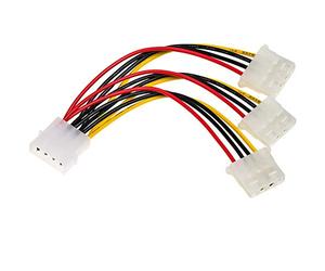 AKYGA ADAPTADOR MOLEX / 3X MOLEX 15CM AK-CA-40
