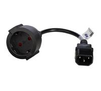AKYGA Adapter zasilający AK-PC-10A CCA CEE 7/4 / IEC C14 15 cm