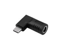 AKYGA Adattatore di ricarica per notebook AK-ND-D04, 65 W, 6,5 x 4,4 mm + pin/USB-C nero