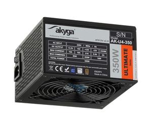 akyga Adattatore, Ventola Silenziosa da 120 mm, Certificazione 80 Plus Bronze Nero nero Black