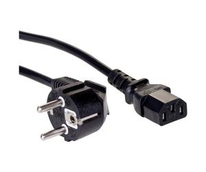 AKYGA AK -01 C PC di Alta qualità Stromkabel, 1,8 m per PC, Stampante, Schermi Nero