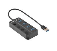 AKYGA AK-AD-33 - Adattatore Splitter con 4 Porte USB 3.0