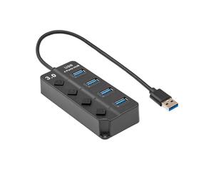 AKYGA AK-AD-33 - Adattatore Splitter con 4 Porte USB 3.0
