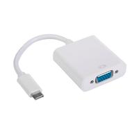 Akyga AK-AD-55 adattatore da USB Type C a VGA Bianco - Nouvo