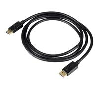 Akyga AK-AV-10 DisplayPort Cavo Spina DisplayPort 1.8 m Nero contatti connetto