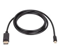 Akyga AK-AV-15 Cavo Spina DisplayPort, Spina Mini DisplayPort 1.8 m Nero Cavo