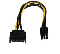 AKYGA AK-CA-30 - Cavo Adattatore SATA Maschio a PCI-E, 6 Pin, 15 cm
