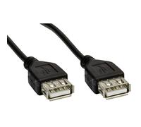 AKYGA AK Cavo di Collegamento Cavo di prolunga USB 2.0/06 Dati/A Femmina a Femmina 1,8 m Nero