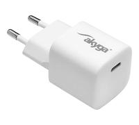 Akyga AK-CH-22 Caricatore USB 25 W 1x USB-C ® Consegna di potenza Bianco
