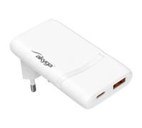 Akyga AK-CH-31 Caricatore USB 65 W USB-C®, USB-A Consegna di potenza 3.0 Bianco