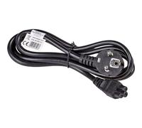 AKYGA AK-NB-01C - Cavo di Alimentazione per PC Notebook 3 Pin IEC C5/Schuko CEE 7/7 EU 1,5 m