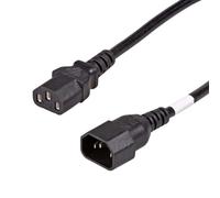 Akyga AK-PC-111A - Cavo di prolunga per dispositivi a freddo, da IEC C13 a C14 PC, 5 m, 10 A