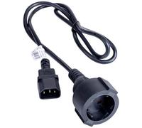Akyga AK-PC-13A Cavo Alimentazione [1x Spina IEC C14 - 1x Presa schuko] 1.00 m