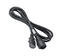 AKYGA AK PC di 03 A verlaengerungs Stromkabel, 1,8 m per PC, Stampante, Schermi Nero