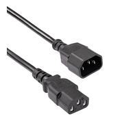 AKYGA AK PC di prolunga Stromkabel 07 A, 3 m per PC, Stampante, Schermi Nero