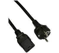 AKYGA AK-UP-06 - Cavo di Alimentazione per Server ups Hot-Plug Hot-Swap, Cavo di Alimentazione IEC C14/C15, 1,8 m, Cavo per dispositivi Freddi Nero, Cu 100% Rame, 3 x 1 mm2 HQ